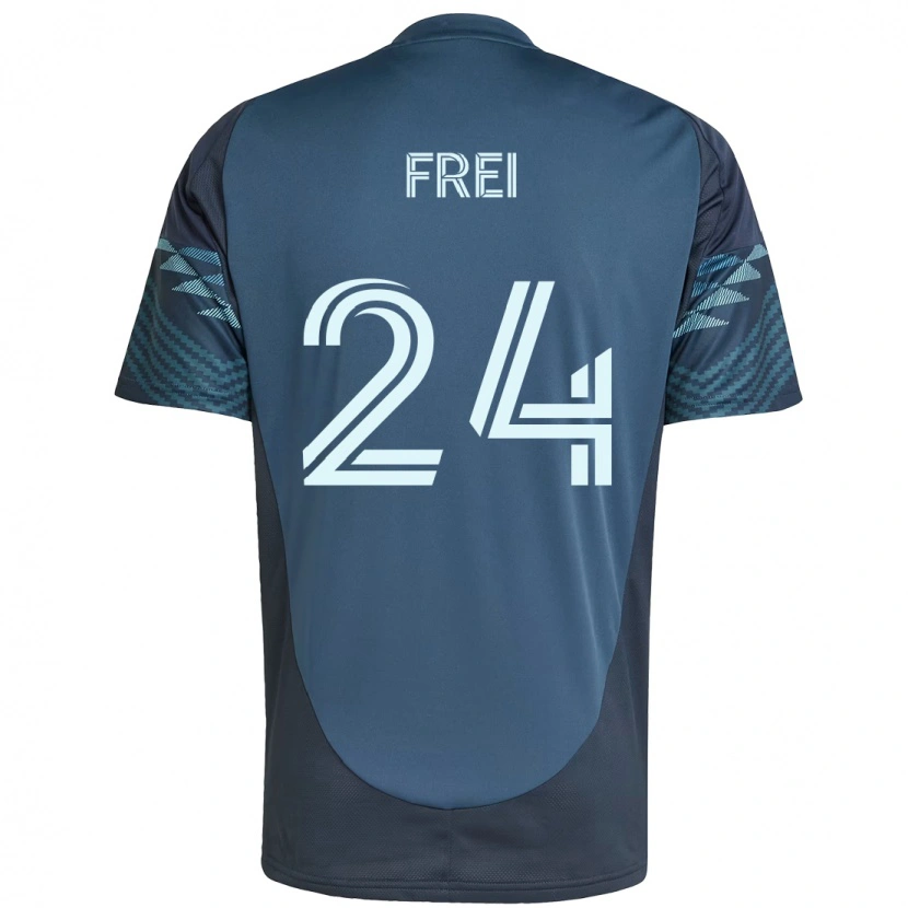 Danxen Damen Stefan Frei #24 Hellblau Auswärtstrikot Trikot 2025/26 T-Shirt