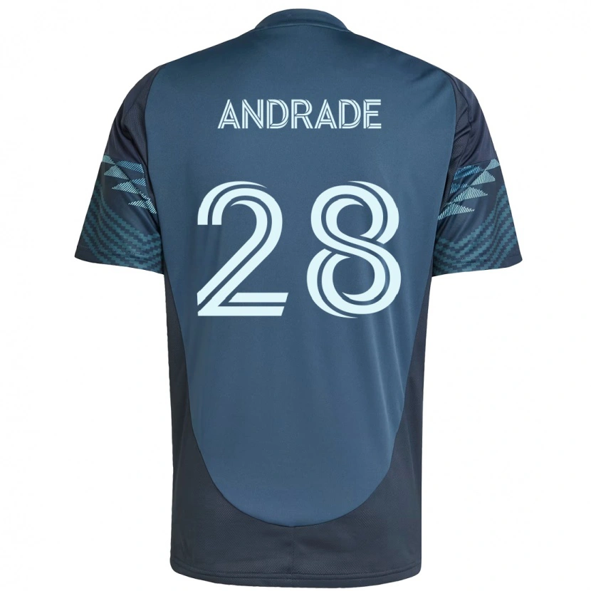 Danxen Damen Yeimar Gómez Andrade #28 Hellblau Auswärtstrikot Trikot 2025/26 T-Shirt
