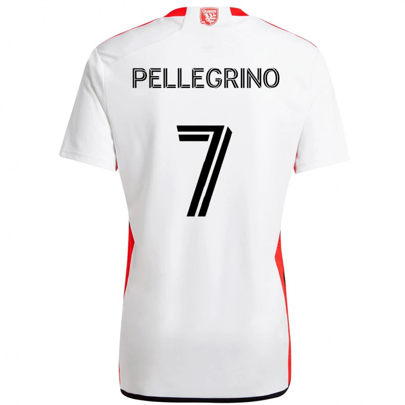 Danxen Damen Amahl Pellegrino #7 Weiß Rot Auswärtstrikot Trikot 2025/26 T-Shirt