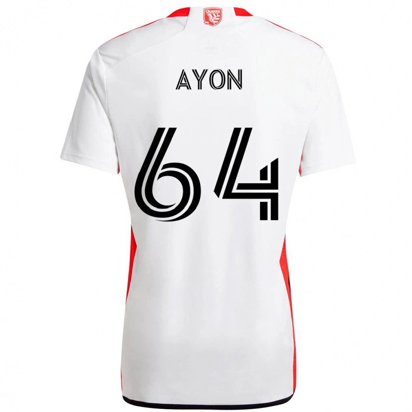 Danxen Damen Jerry Ayon #64 Weiß Rot Auswärtstrikot Trikot 2025/26 T-Shirt