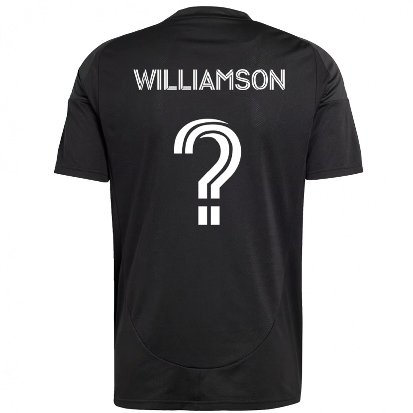 Danxen Damen Eryk Williamson #0 Schwarz Weiß Auswärtstrikot Trikot 2025/26 T-Shirt