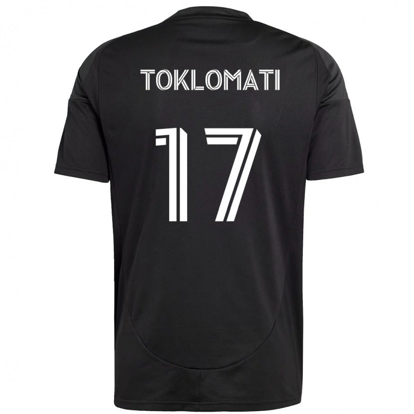 Danxen Damen Idan Toklomati #17 Schwarz Weiß Auswärtstrikot Trikot 2025/26 T-Shirt