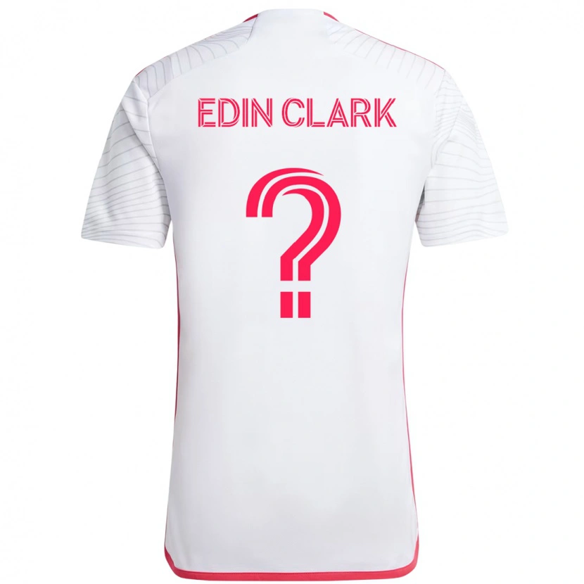Danxen Damen Edin Clark #0 Weiß Magenta Auswärtstrikot Trikot 2025/26 T-Shirt