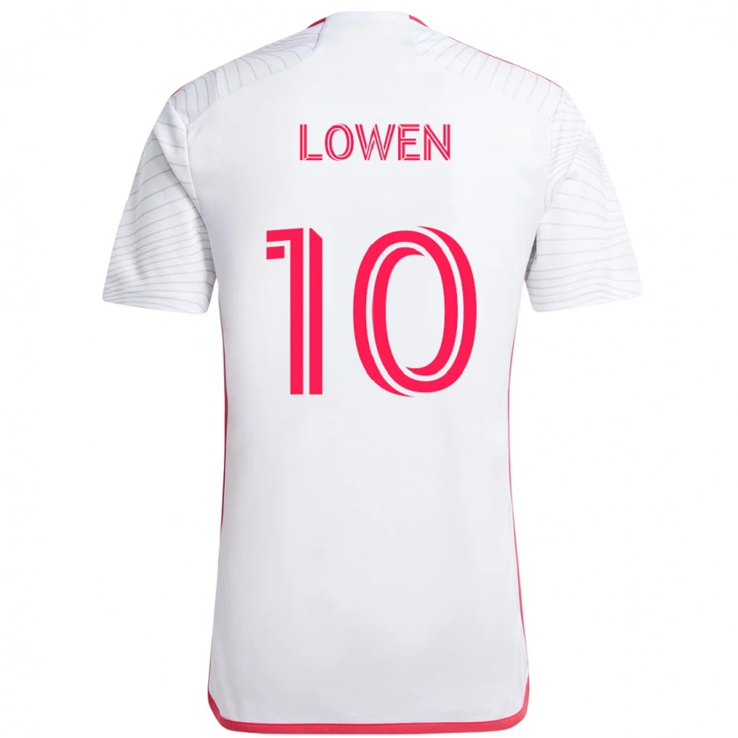 Danxen Damen Eduard Löwen #10 Weiß Magenta Auswärtstrikot Trikot 2025/26 T-Shirt