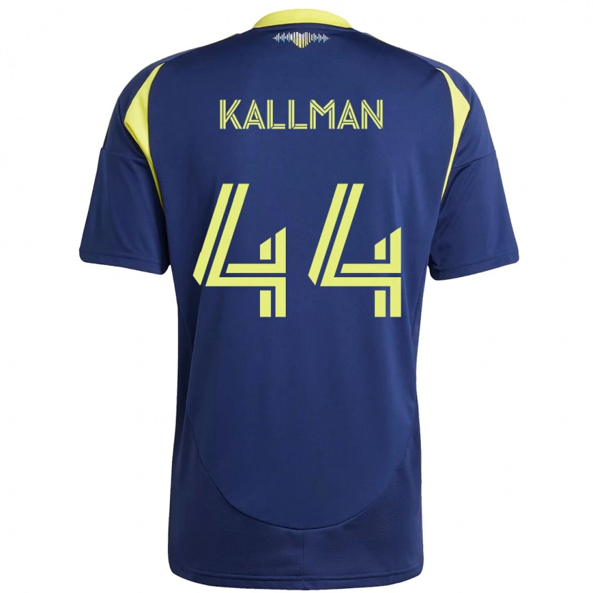 Danxen Damen Brent Kallman #44 Marineblau Gelb Auswärtstrikot Trikot 2025/26 T-Shirt
