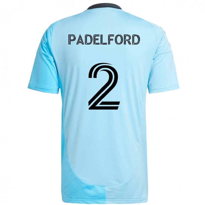 Danxen Damen Devin Padelford #2 Himmelblau Auswärtstrikot Trikot 2025/26 T-Shirt