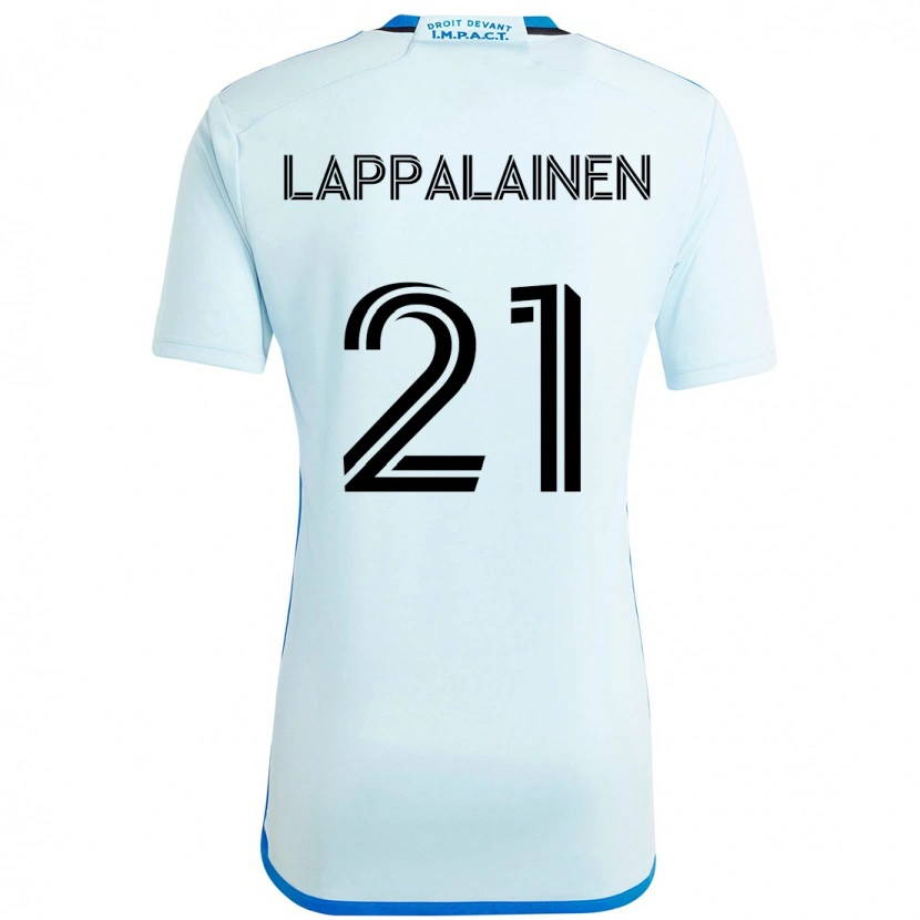 Danxen Damen Lassi Lappalainen #21 Himmelblau Dunkelblau Auswärtstrikot Trikot 2025/26 T-Shirt