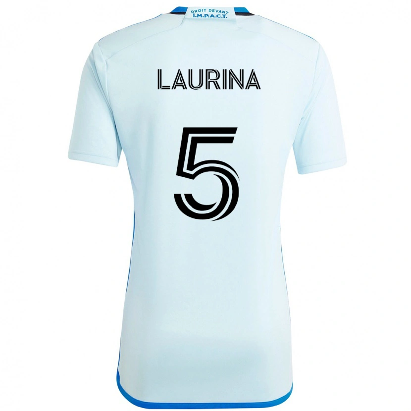 Danxen Damen Bilombo Laurina #5 Himmelblau Dunkelblau Auswärtstrikot Trikot 2025/26 T-Shirt