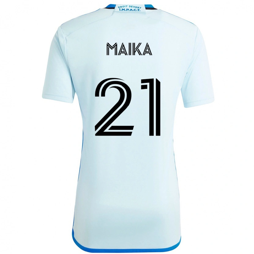 Danxen Damen Pouliot Maika #21 Himmelblau Dunkelblau Auswärtstrikot Trikot 2025/26 T-Shirt