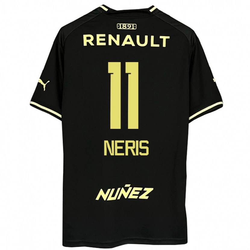 Danxen Damen José Neris #11 Schwarz Gelb Auswärtstrikot Trikot 2025/26 T-Shirt