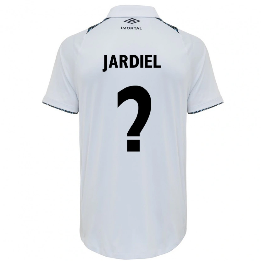 Danxen Damen Jardiel #0 Weiß Blau Auswärtstrikot Trikot 2025/26 T-Shirt