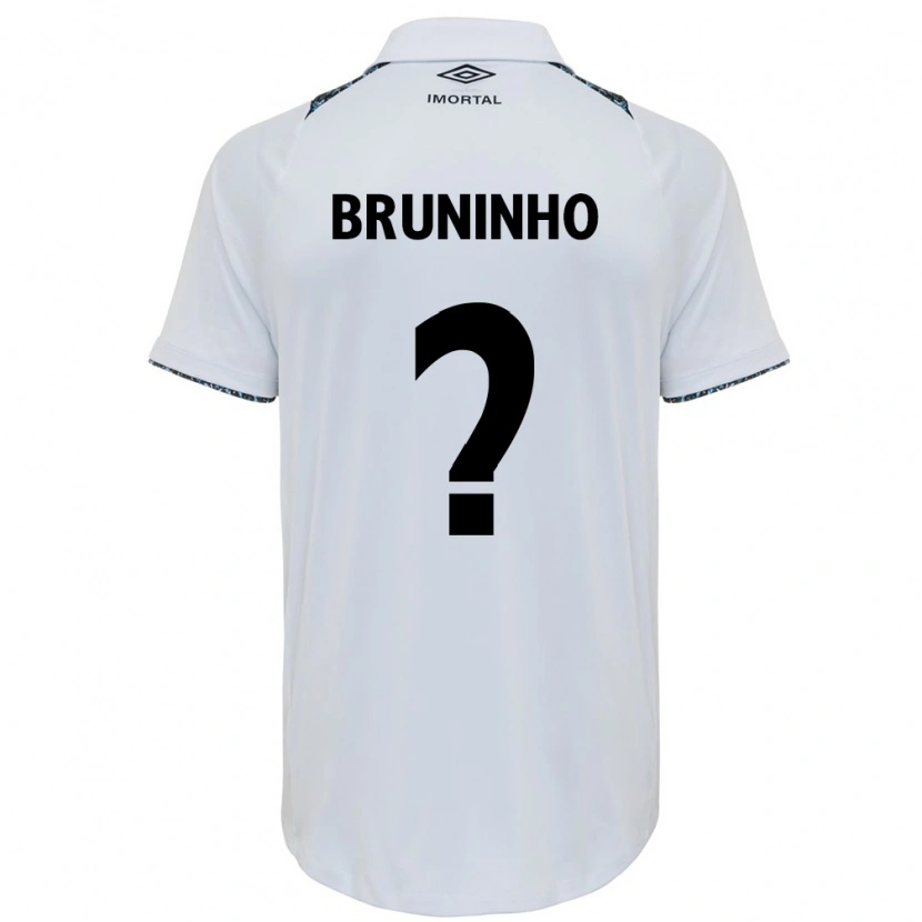 Danxen Damen Bruninho #0 Weiß Blau Auswärtstrikot Trikot 2025/26 T-Shirt