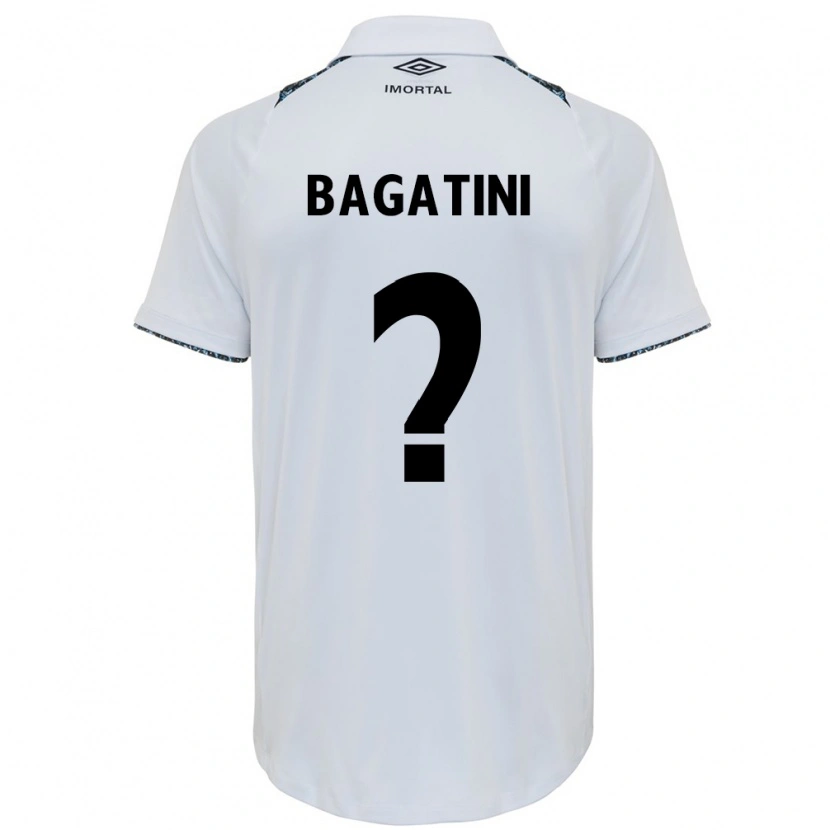 Danxen Damen Gustavo Bagatini #0 Weiß Blau Auswärtstrikot Trikot 2025/26 T-Shirt