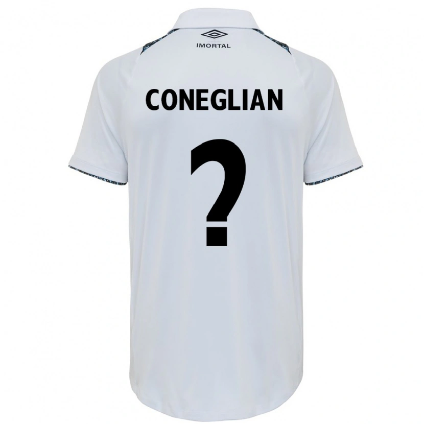 Danxen Damen Arthur Coneglian #0 Weiß Blau Auswärtstrikot Trikot 2025/26 T-Shirt