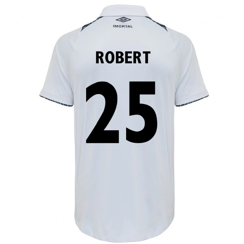 Danxen Damen Jhonata Robert #25 Weiß Blau Auswärtstrikot Trikot 2025/26 T-Shirt