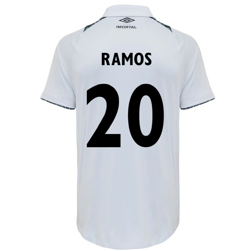 Danxen Damen Mónica Ramos #20 Weiß Blau Auswärtstrikot Trikot 2025/26 T-Shirt