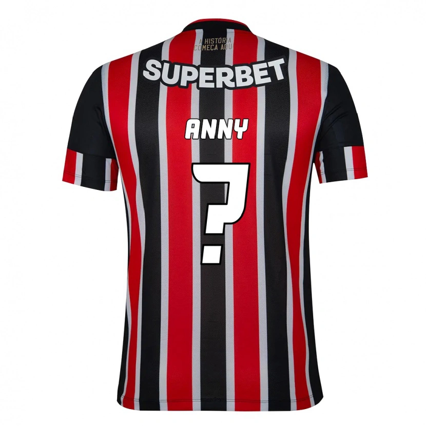 Danxen Damen Anny #0 Schwarz Rot Auswärtstrikot Trikot 2025/26 T-Shirt