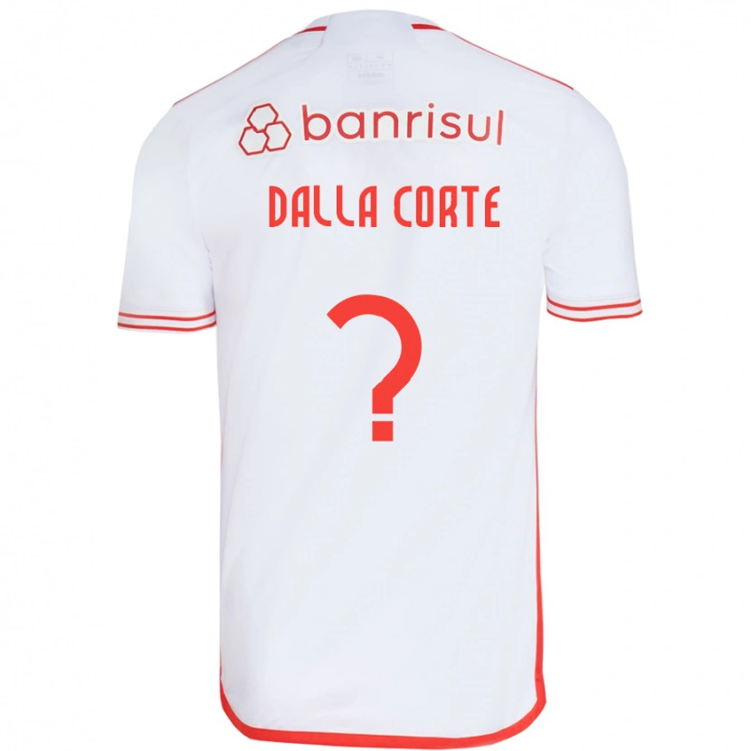 Danxen Damen João Dalla Corte #0 Weiß Rot Auswärtstrikot Trikot 2025/26 T-Shirt