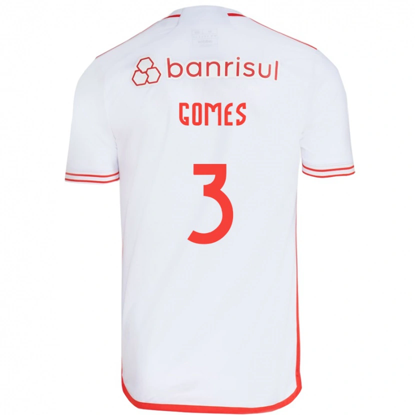 Danxen Damen Igor Gomes #3 Weiß Rot Auswärtstrikot Trikot 2025/26 T-Shirt