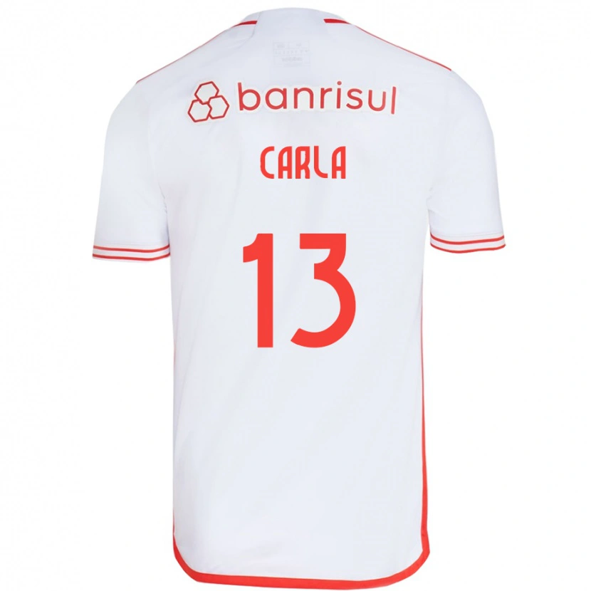 Danxen Damen Carla #13 Weiß Rot Auswärtstrikot Trikot 2025/26 T-Shirt