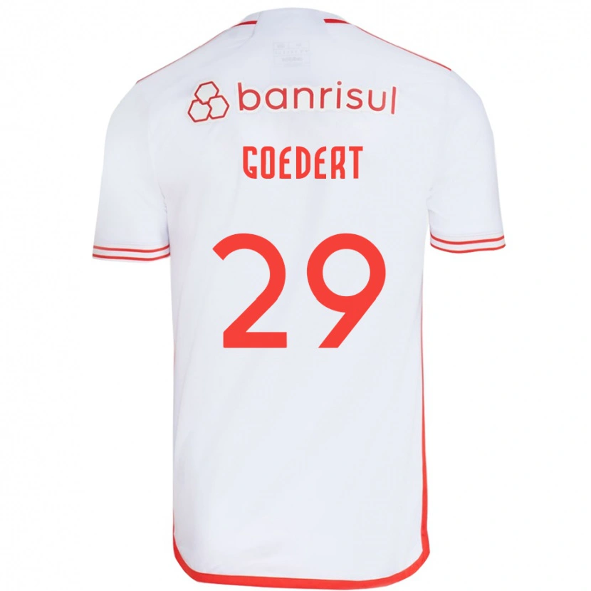 Danxen Damen Alice Goedert #29 Weiß Rot Auswärtstrikot Trikot 2025/26 T-Shirt
