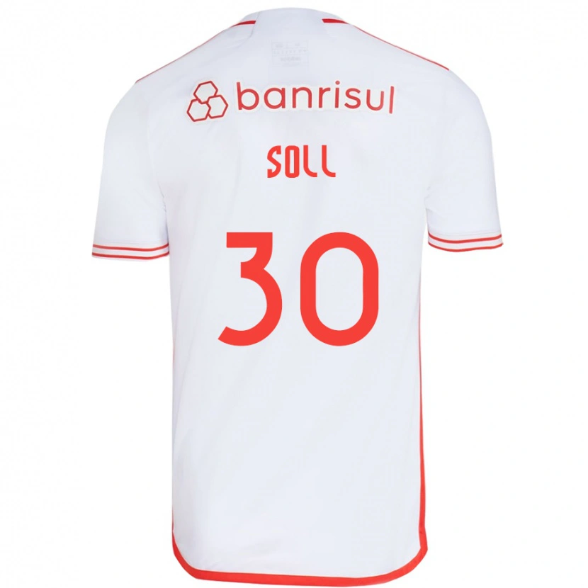 Danxen Damen Soll #30 Weiß Rot Auswärtstrikot Trikot 2025/26 T-Shirt