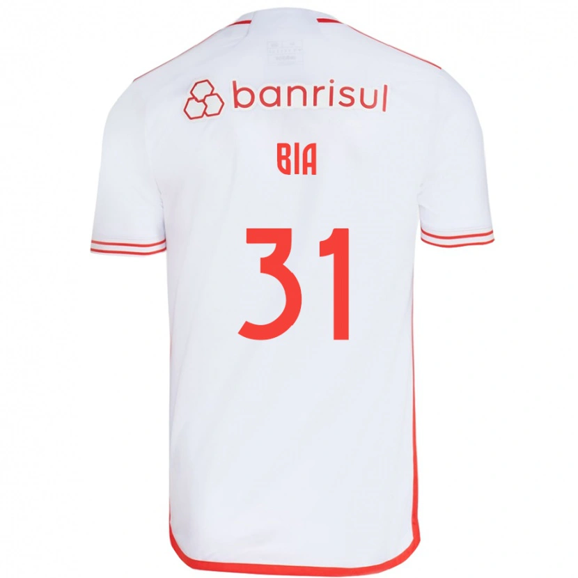 Danxen Damen Bia #31 Weiß Rot Auswärtstrikot Trikot 2025/26 T-Shirt