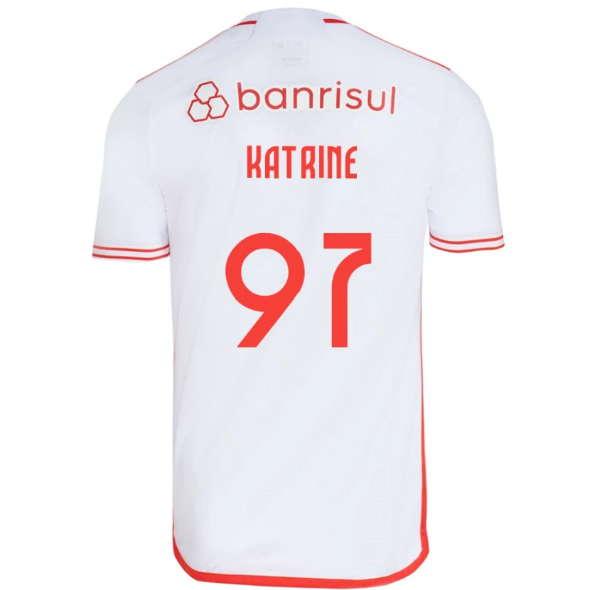 Danxen Damen Katrine #97 Weiß Rot Auswärtstrikot Trikot 2025/26 T-Shirt