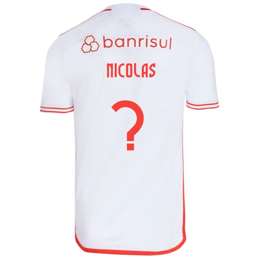 Danxen Damen Nicolas #0 Weiß Rot Auswärtstrikot Trikot 2025/26 T-Shirt