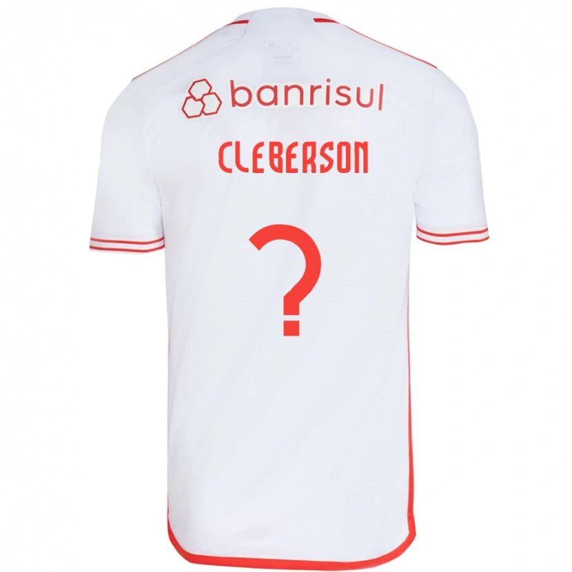 Danxen Damen Cleberson #0 Weiß Rot Auswärtstrikot Trikot 2025/26 T-Shirt