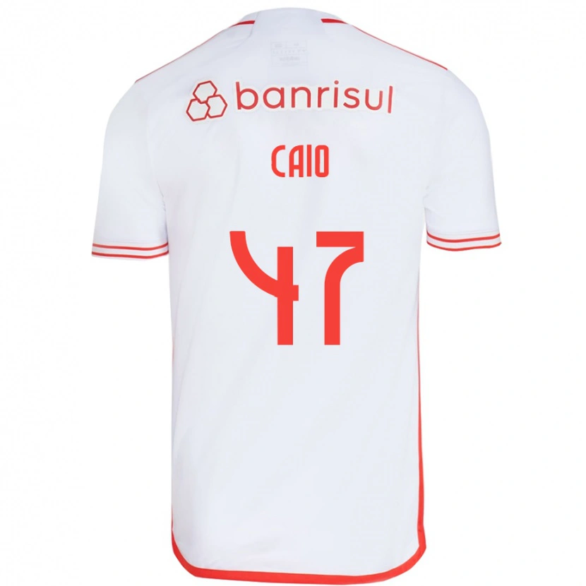 Danxen Damen Caio Vidal #47 Weiß Rot Auswärtstrikot Trikot 2025/26 T-Shirt