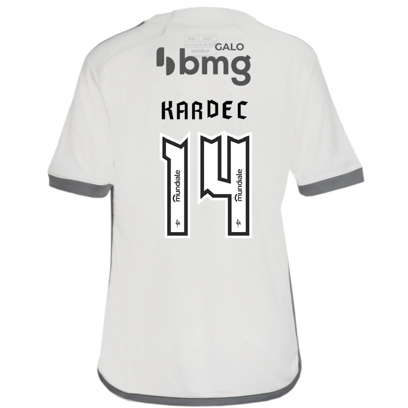 Danxen Damen Alan Kardec #14 Off-White Auswärtstrikot Trikot 2025/26 T-Shirt