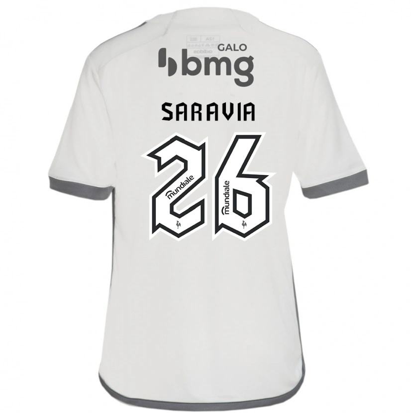 Danxen Damen Renzo Saravia #26 Off-White Auswärtstrikot Trikot 2025/26 T-Shirt