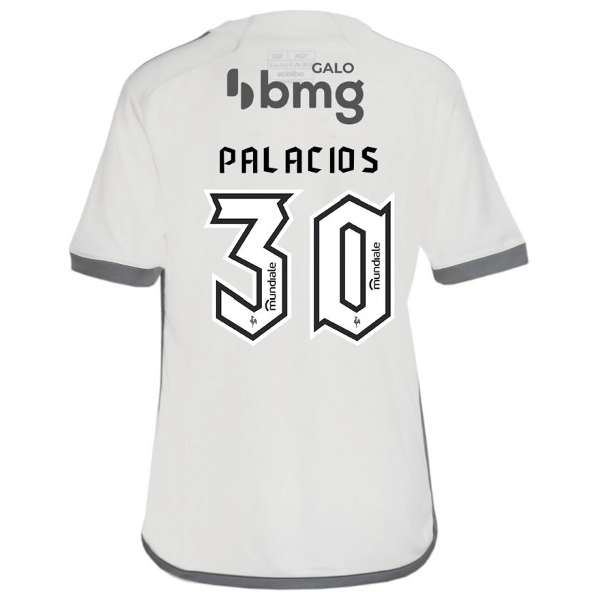 Danxen Damen Brahian Palacios #30 Off-White Auswärtstrikot Trikot 2025/26 T-Shirt