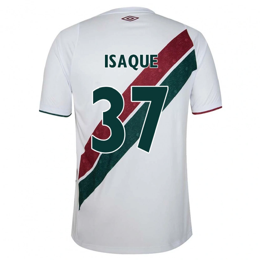 Danxen Damen Isaque #37 Weiß Grün Kastanienbraun Auswärtstrikot Trikot 2025/26 T-Shirt