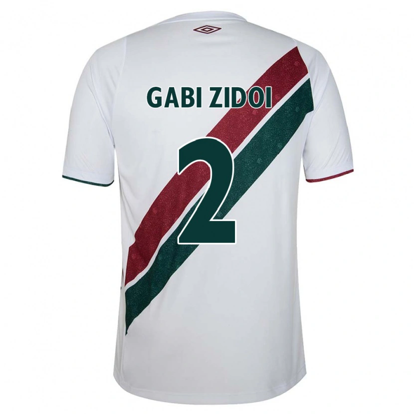 Danxen Damen Gabi Zidoi #2 Weiß Grün Kastanienbraun Auswärtstrikot Trikot 2025/26 T-Shirt