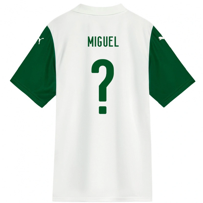 Danxen Damen Carlos Miguel #0 Weiß Grün Auswärtstrikot Trikot 2025/26 T-Shirt