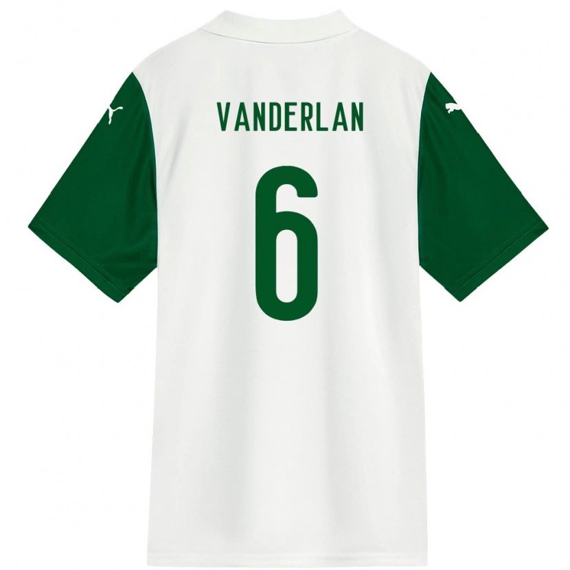 Danxen Damen Vanderlan #6 Weiß Grün Auswärtstrikot Trikot 2025/26 T-Shirt