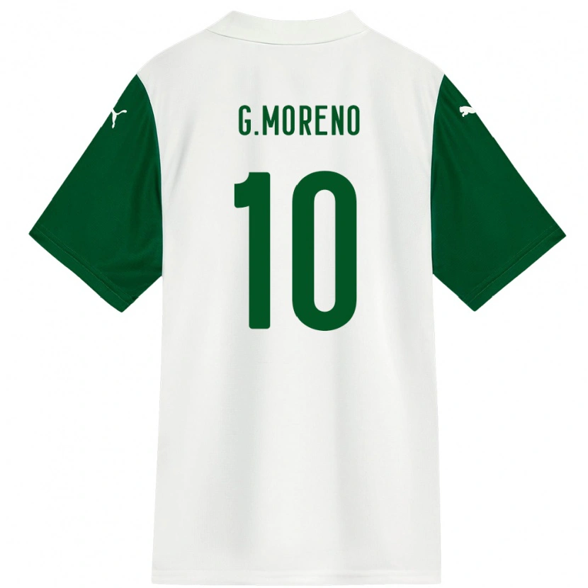 Danxen Damen Gerardo Moreno #10 Weiß Grün Auswärtstrikot Trikot 2025/26 T-Shirt