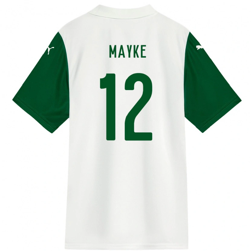Danxen Damen Mayke #12 Weiß Grün Auswärtstrikot Trikot 2025/26 T-Shirt