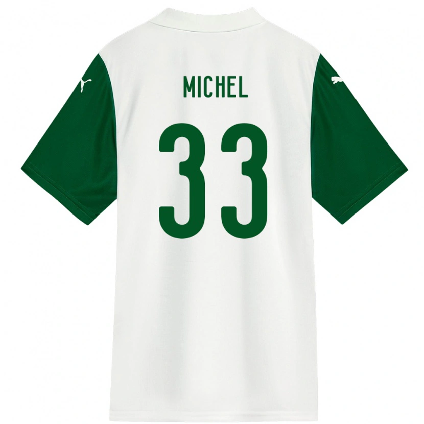 Danxen Damen Michel #33 Weiß Grün Auswärtstrikot Trikot 2025/26 T-Shirt