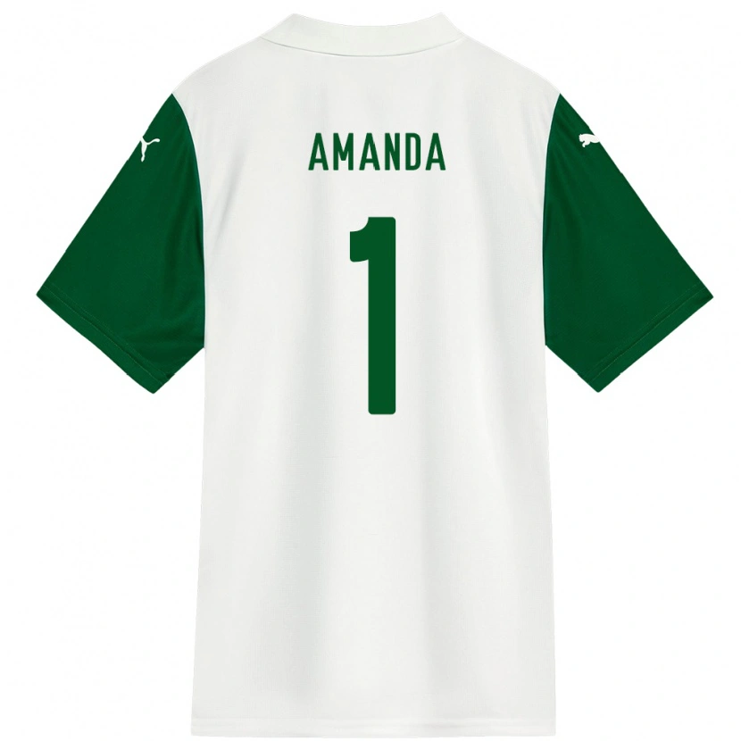 Danxen Damen Amanda #1 Weiß Grün Auswärtstrikot Trikot 2025/26 T-Shirt