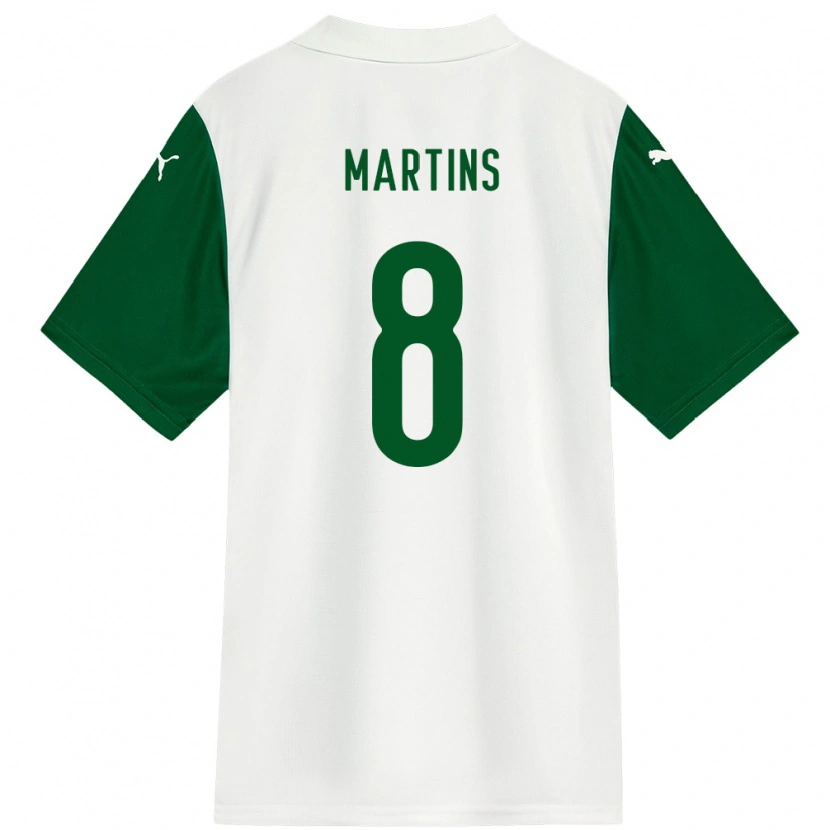 Danxen Damen Diany Martins #8 Weiß Grün Auswärtstrikot Trikot 2025/26 T-Shirt