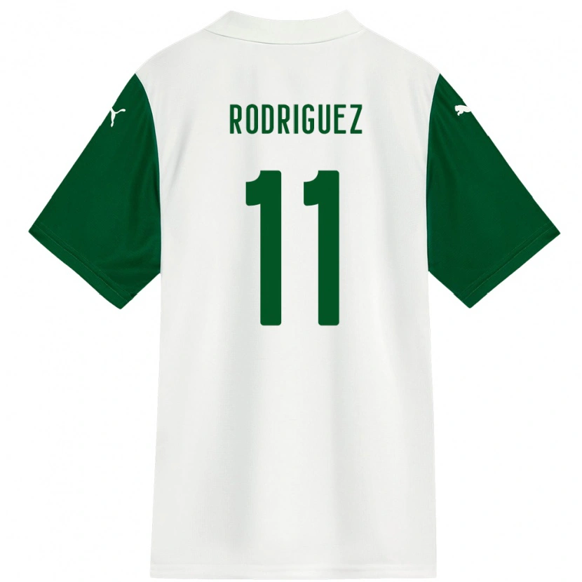 Danxen Damen Yamila Rodríguez #11 Weiß Grün Auswärtstrikot Trikot 2025/26 T-Shirt