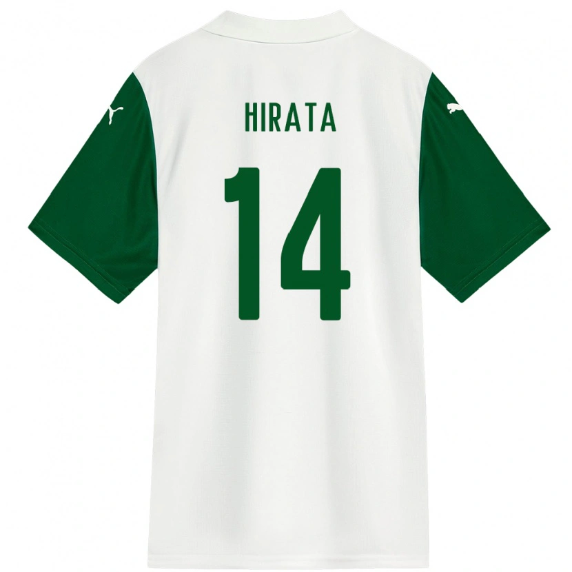 Danxen Damen Bruna Hirata #14 Weiß Grün Auswärtstrikot Trikot 2025/26 T-Shirt
