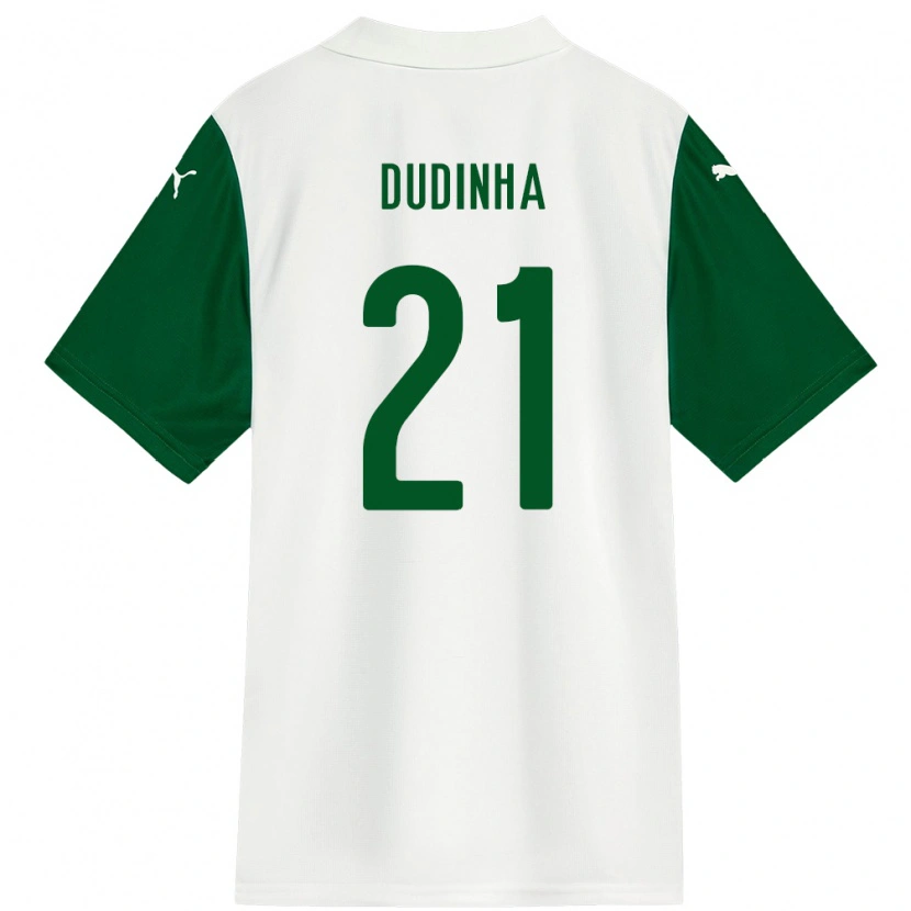 Danxen Damen Dudinha #21 Weiß Grün Auswärtstrikot Trikot 2025/26 T-Shirt