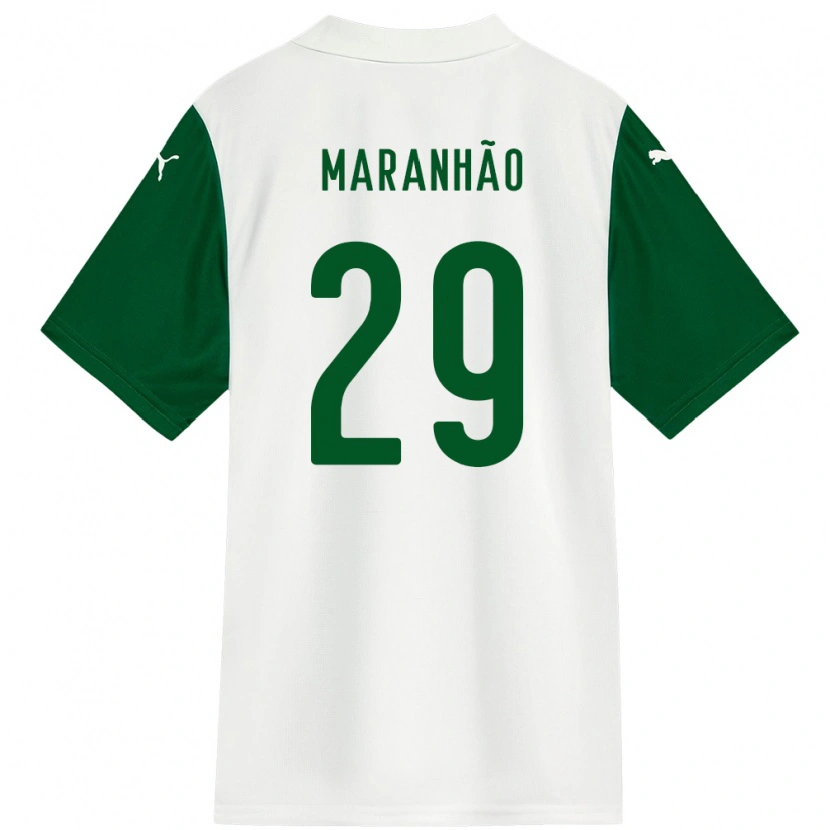 Danxen Damen Taina Maranhão #29 Weiß Grün Auswärtstrikot Trikot 2025/26 T-Shirt