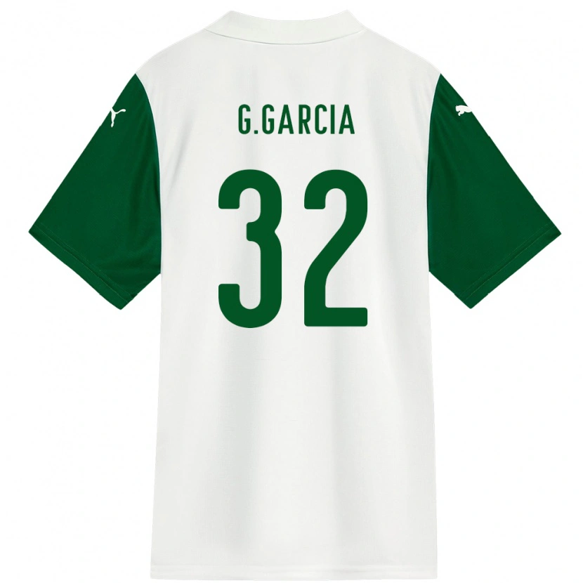 Danxen Damen Gustavo Garcia #32 Weiß Grün Auswärtstrikot Trikot 2025/26 T-Shirt