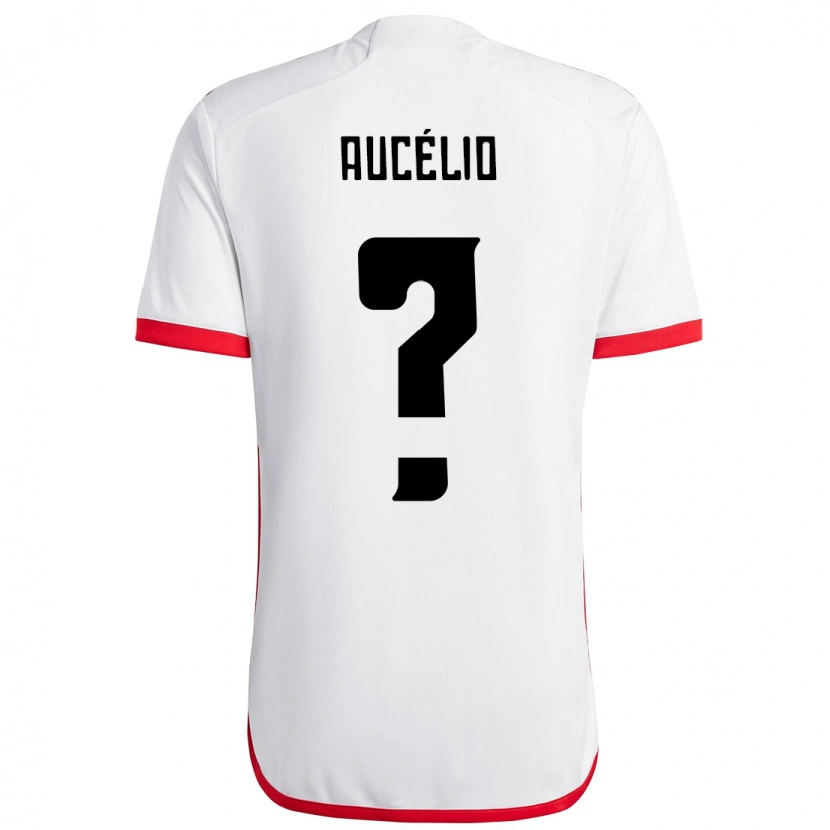 Danxen Damen Luis Aucélio #0 Weiß Rot Auswärtstrikot Trikot 2025/26 T-Shirt