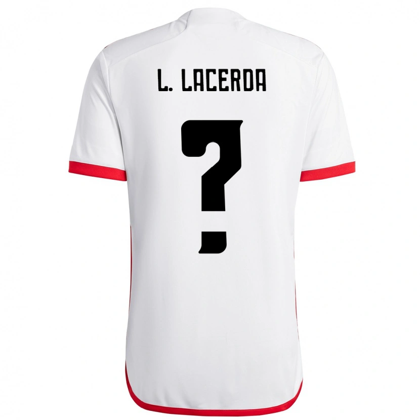 Danxen Damen Iago Lacerda #0 Weiß Rot Auswärtstrikot Trikot 2025/26 T-Shirt